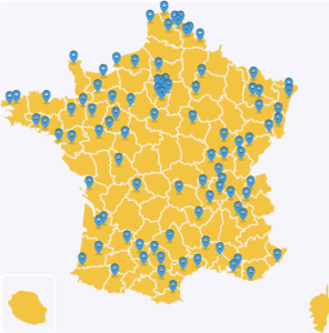 Carte des groupes locaux