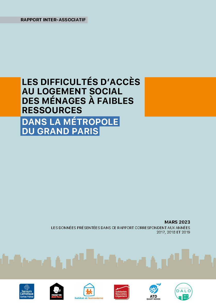 Rapport 2023 les difficultes dacces au logement social des menages a faibles ressources page 001