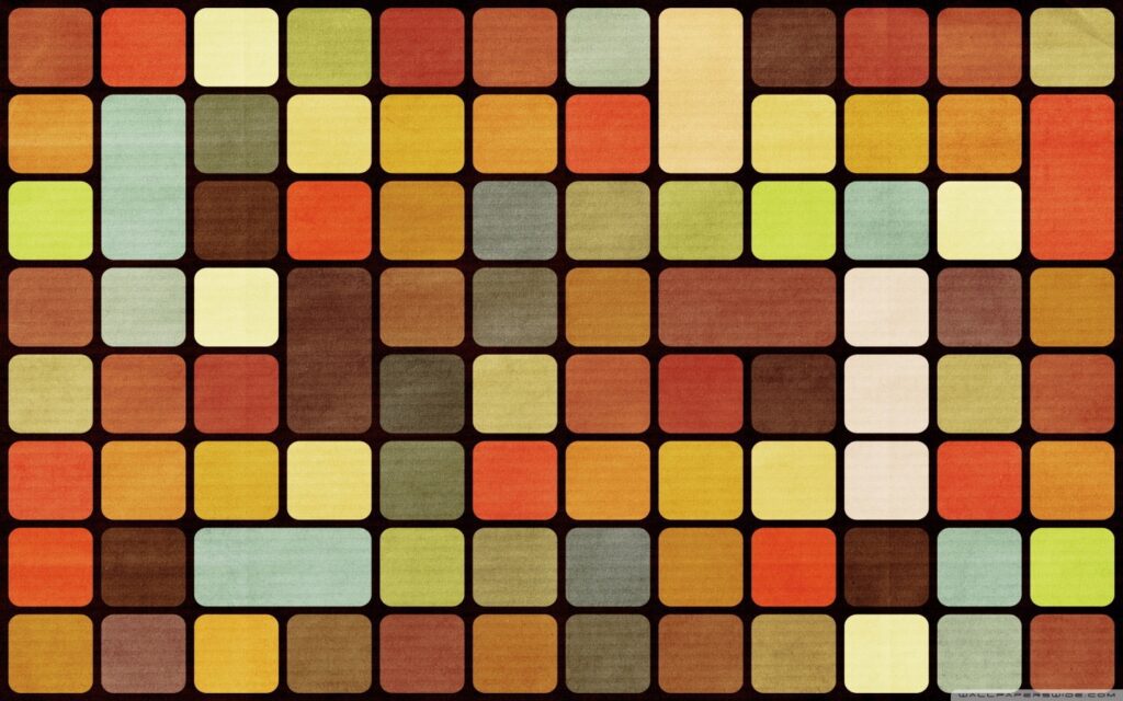 Rubiks cube squares retro wallpaper 1440x900